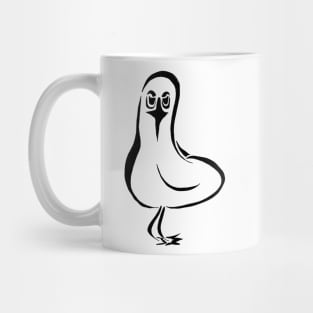 Sassy Seagull Sketch with Attitude Mug